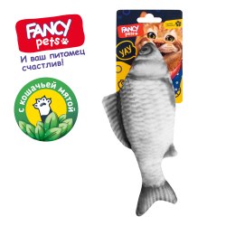 Игрушка FANCY PETS Рыба с кошачьей мятой