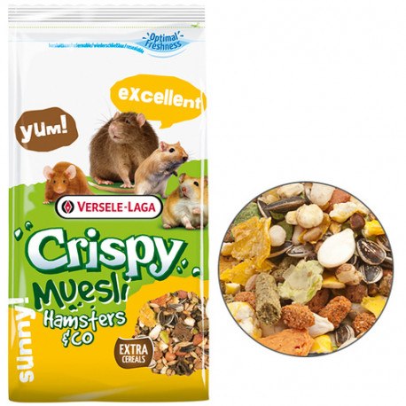 Сухой корм НА РАЗВЕС Versele Laga Crispy muesli Hamsters & Co