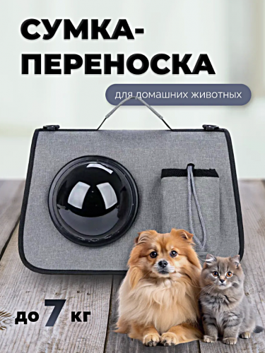 Сумка-переноска с иллминатором 43*24*28см