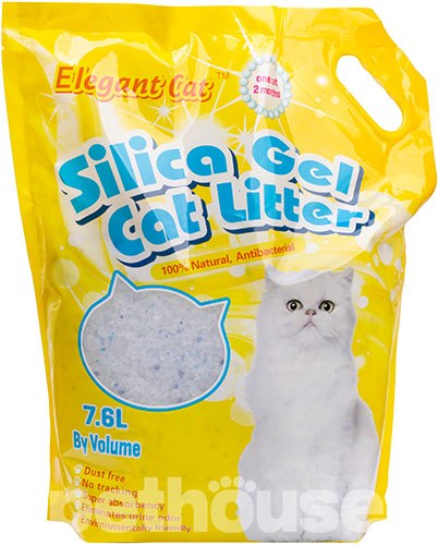 Наполнитель Elegant cat силикагелевый без запаха 7,6 л