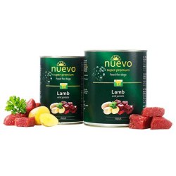 Консерва Nuevo для собак с ягненком и картофелем, 800 г