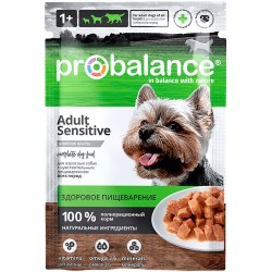 Влажный корм ProBalance adult sensitive для собак с чувствительным пищеварением 85 г