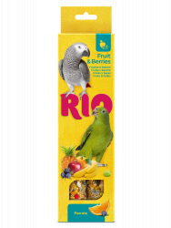 Палочки RIO для крупных попугаев с фруктами и ягодами 2*90 г