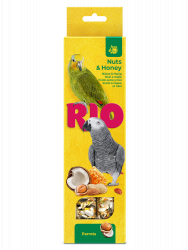 Палочки RIO для крупных попугаев с орехами и медом 2*90 г