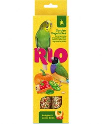 Палочки RIO для волнистых попугайчиков и экзотов с садовыми овощами 2*40 г