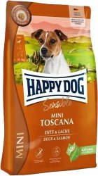 Сухой корм Happy Dog 61300 Mini Toscana Утка и лосось 10 кг