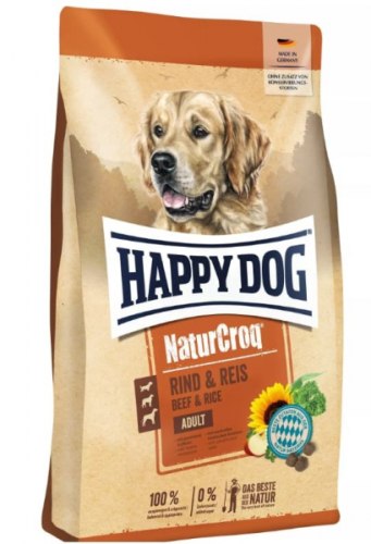 Сухой корм Happy Dog 60517 NaturCroq Rind&Reis 22/9 (говядина и рис) 15 кг