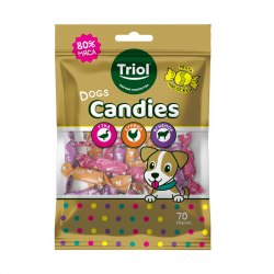 Лакомство Triol FUN FOOD Конфеты мясные из курицы, утки, ягненка