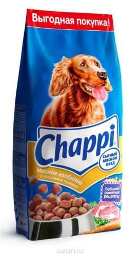 Сухой корм Chappi 15 кг Мясное изобилие для взрослых собак всех пород