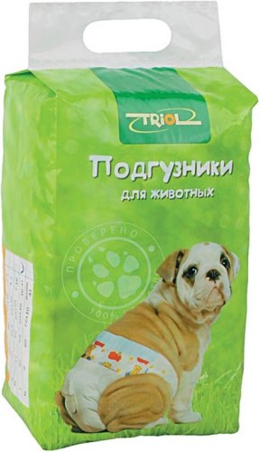 Подгузник Triol для собак М, 7-15 кг, 1 шт