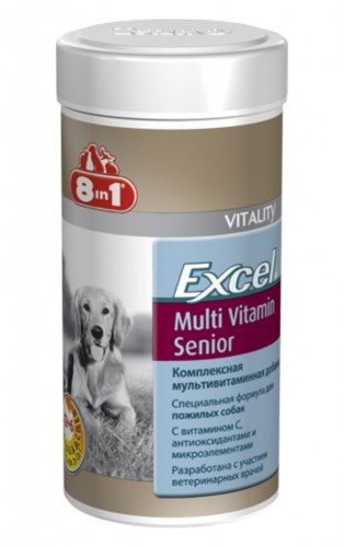 Добавка 8 in 1 Excel Multi Vit-Senior 70 таб. (1 таб до 20 кг)