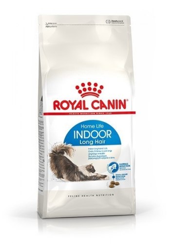 Сухой корм Royal Canin INDOOR LONG HAIR - 2 кг, для домашних длинношерстныхных кошек