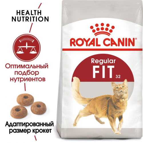 Сухой корм Royal Canin FIT - 15 кг, для взрослых кошек