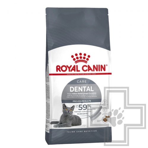 Сухой корм Royal Canin Dental Care feline - 0,4 кг, для кошек, для профилактики образования зубного налета и камня