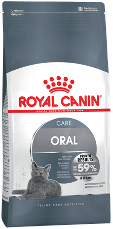 Сухой корм Royal Canin ORAL SENSITIVE - 1,5 кг, для кошек, для профилактики образования зубного налета и камня
