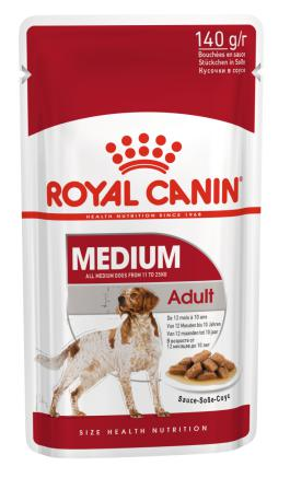 Влажный корм Royal Canin Medium Adult 140г/10шт, в соусе