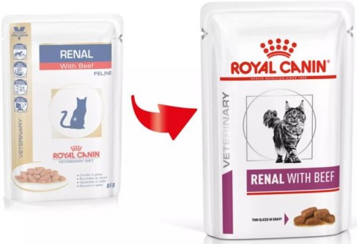 Влажный корм Royal Canin RENAL FELINE BEEF 85 г/12 шт
