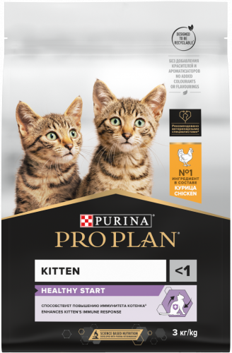 Сухой корм Pro Plan KITTEN ORIGINAL для котят с курицей - 0,4 кг