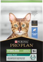 Сухой корм Pro Plan STERILISED С КРОЛИКОМ - 0,4 кг