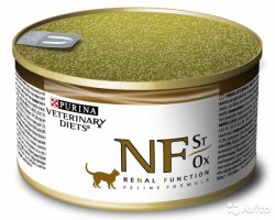 Влажный корм Pro Plan NF St/Ox для взрослых кошек при патологии почек 195 г