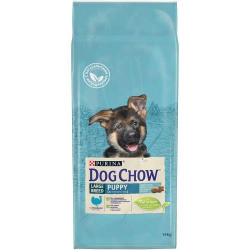 Сухой корм PURINA Dog Chow Puppy LARGE BREED с Индейкой - 2,5 кг