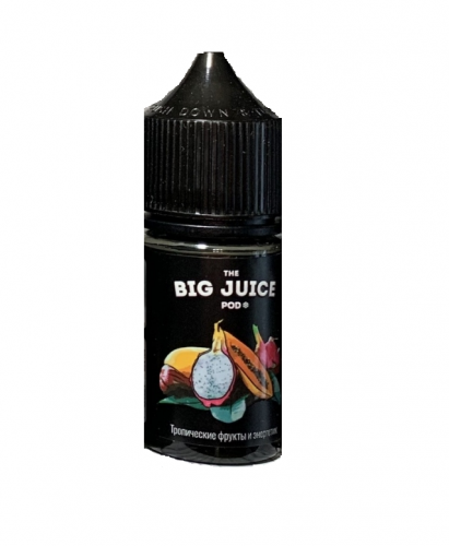 Жидкость Big Juice POD SALT - Тропические фрукты и энергетик 30 мл 50 мг