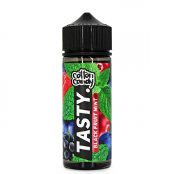 Жидкость Tasty Black Fruit-Mint 120мл 0мг + никобусер Cotton Candy