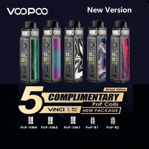 Набор VOOPOO VINCI X 70W Pod Kit + 5 испарителей