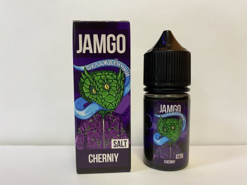 Жидкость JAMGO SALT Cherniy (Йогурт-черничный ждем) 30 мл 45 мг VooDoo LAB