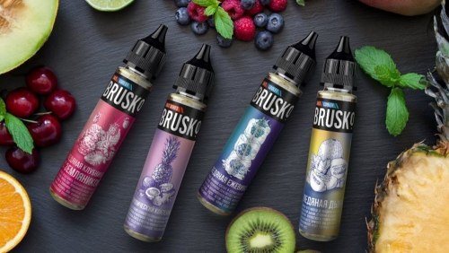 Жидкость Brusko Salt Энергетик с яблоком киви 30 мл 20 мг/мл