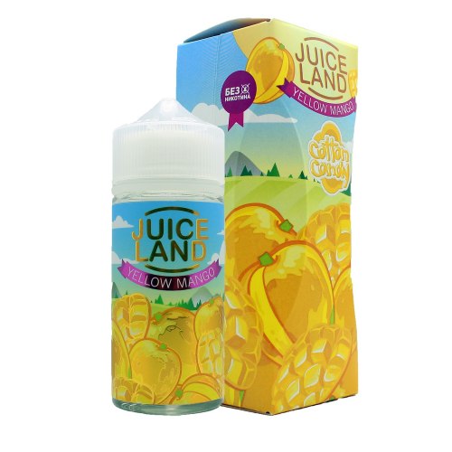 Жидкость JUICELAND Yellow Mango 100 мл 0 мг Cotton Candy