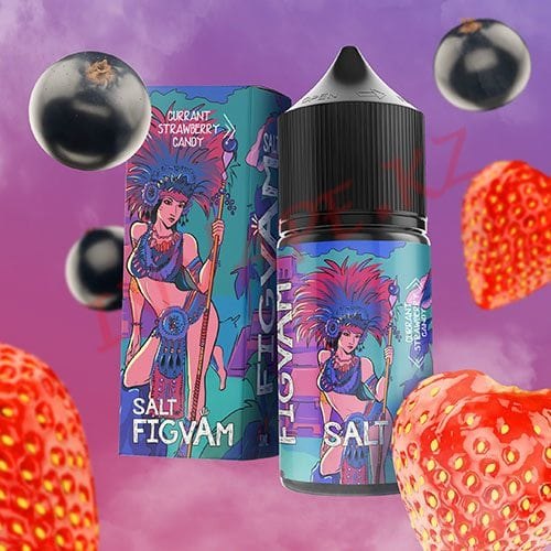 Жидкость Figvam Salt - Currant Strawberry Candy 30 мл 20 мг S (35мг)