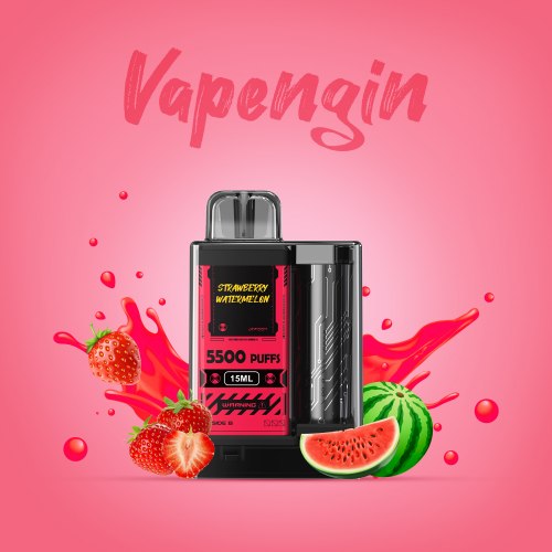 Одноразовый POD Vapengin - Strawberry Watermelon 5500 puffs 5%