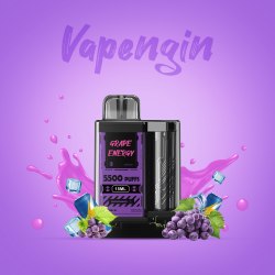 Одноразовый POD Vapengin - Grape Energy 5500 puffs 5%