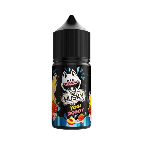 Жидкость HUSKY PREMIUM SALT Yogi Doggy (йогурт, персик, клубника, лёд) 30мл 20мг STRONG VooDoo LAB