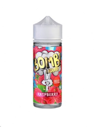 Жидкость Bomb! Liquid Raspberry 120мл 0 мг + никобустер