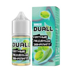 Жидкость DUALL SALT Мятные леденцы, эвкалипт 30мл (hard)