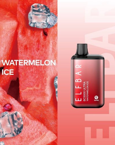 Одноразовый POD Elf Bar BC5000 Ultra Watermelon Ice 5%
