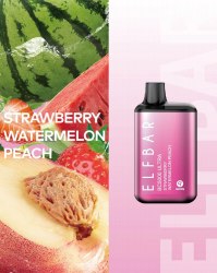 Одноразовый POD Elf Bar BC5000 Ultra Strawberry Watermelon Peach 5%