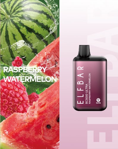 Одноразовый POD Elf Bar BC5000 Ultra Raspberry Watermelon 5%