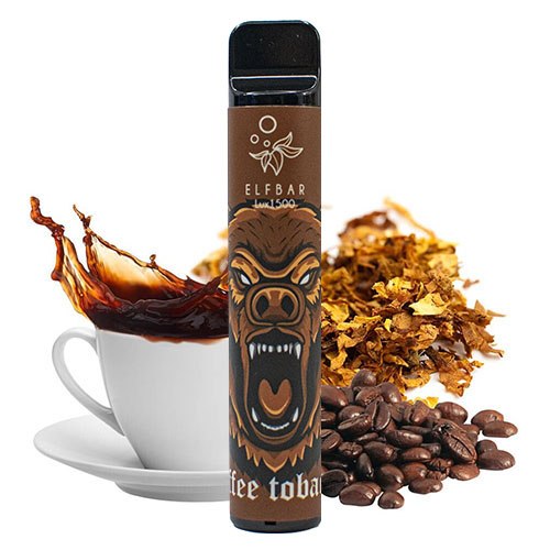 Одноразовый POD Elf Bar LUX 1500 (Coffee Tobacco, 5%)