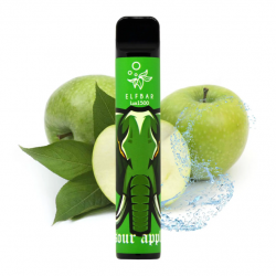 Одноразовый POD Elf Bar LUX 1500 Sour Apple, 5%
