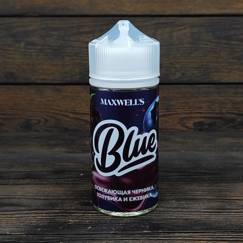 Жидкость MAXWELLS Blue (Холодный лимонад с черникой) 100мл 0мг