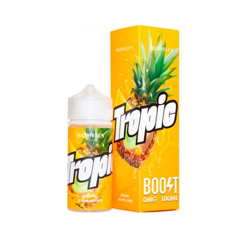 Жидкость MAXWELLS Tropic (Ананас, киви,манго) 100мл 0мг
