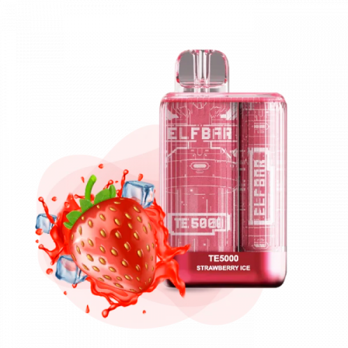 Одноразовый POD Elf Bar TE5000 Strawberry Ice 5%