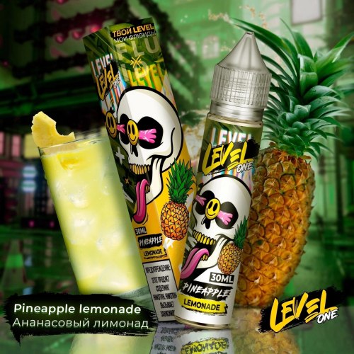 Жидкость Level One SALT Pineapple Lemonade 30мл 20hard