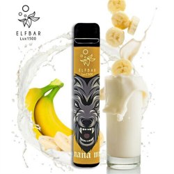 Одноразовый POD Elf Bar LUX 1500 Banana Milk, 5%