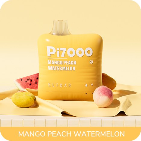 Одноразовый Elf Bar Pi7000 Mango Peach Watermelon