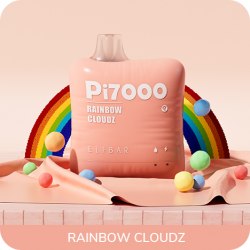 Одноразовый Elf Bar Pi7000 Rainbow Clouds