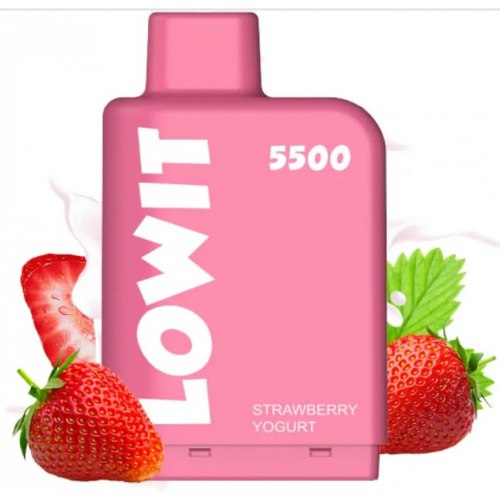 Картридж ELFBAR LOWIT 5500 Strawberry yogurt